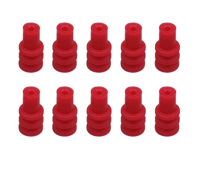 10x Set Micro Timer II gedichtet Buchse Kontakt Pin Seal  0,50mm² - 1,00mm² kompatibel mit VW 103358.02 N 103 358.02