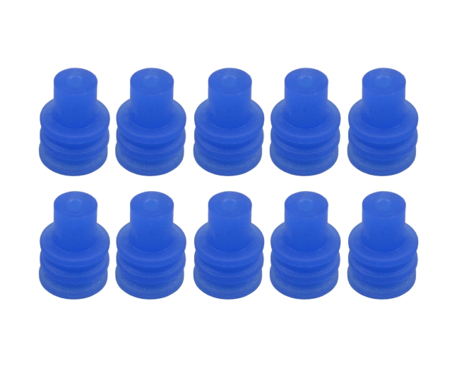 Set Kontakte Stift 2,8x0,8 1,00²-2,50² AK9906 / 12131100 / Seal blau 357 972 741