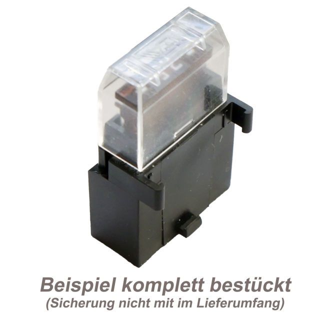 Set Sicherungshalter UNIVAL©   Deckel von MTA f. ATO Sicherung KFZ 1,50-2,50mm²