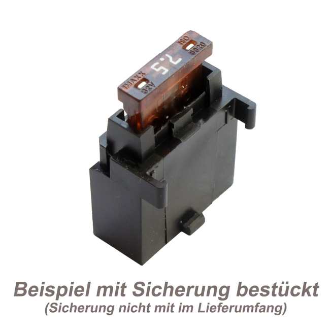 Set Sicherungshalter UNIVAL©   Deckel von MTA f. ATO Sicherung KFZ 1,50-2,50mm²