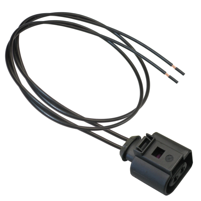 Stecker 2-polig für VW AUDI 1J0973722 Reparatursatz 1,00² Kabelsatz   Wellrohr