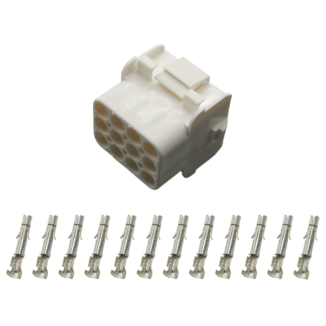 Stecker Buchsengehäuse Universal Mate N Lok 12-polig incl. Kontakten