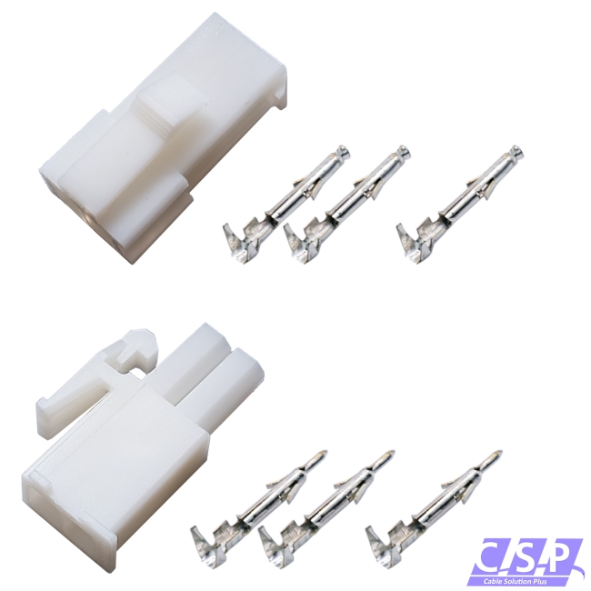 Stecker Set 2-polig Stift Buchse Serie Mini Universal MATE-N-LOK Steckverbinder