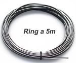 Fahrradkabel, Fahrradleitung, Lichtleitung, 2-adrig, 2x0,40mm², Ring a 5m