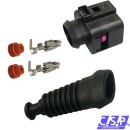 Reparatursatz Stecker 2-polig wie VW 1J0973752 Parkbremse Handbremse Tülle