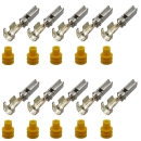 Set Kontakte Buchse 2.8 HPCS / MCP 1,00²-2,50² VW 104 428.01 / Seal 357 972 741B